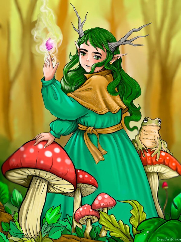 Ernesto Carrascoso: La Magia Quijotesca en el Bosque